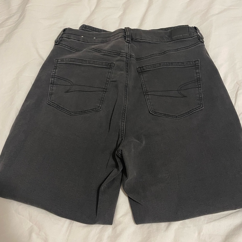 American Eagle black straight leg jeans